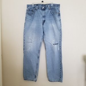Levi's 550 Distressed Vintage Style Straight leg